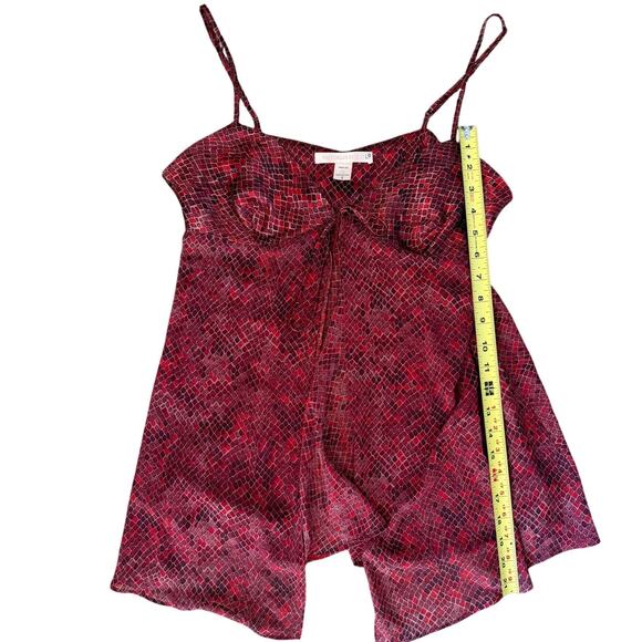 Victoria’s Secret Red Snakeskin Lace Slip Dress – Size Small - Picture 6 of 6
